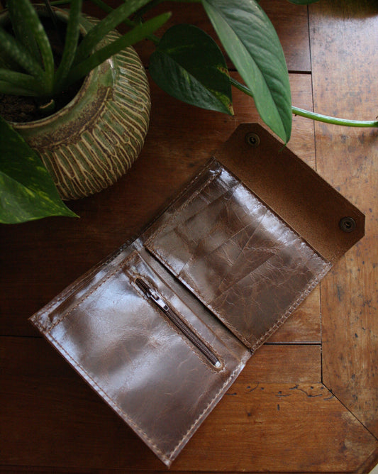 Portefeuille Alastor cuir marron vieilli