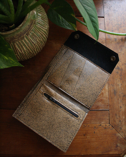 Portefeuille Alastor cuir noir