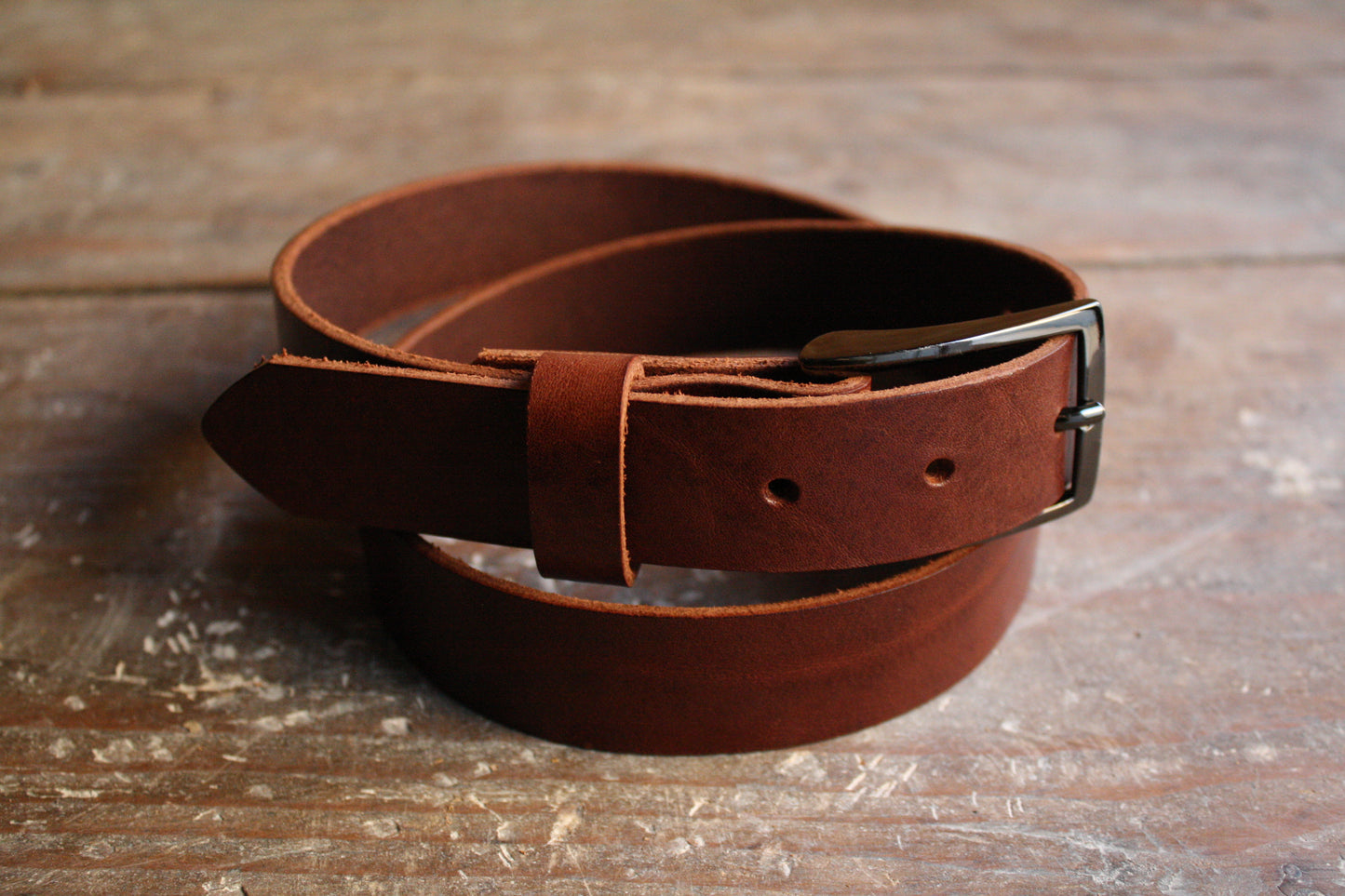 Ceinture en cuir - boucle Dionysos