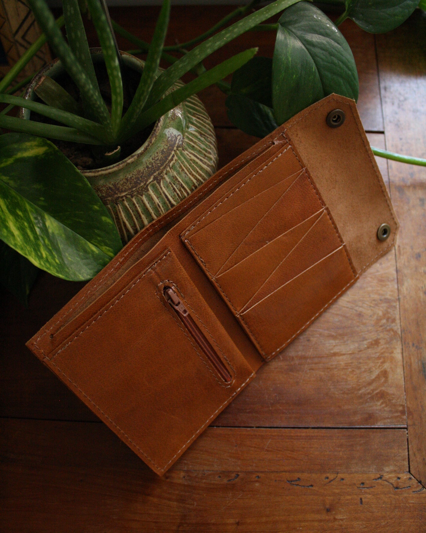 Portefeuille Alastor cuir gold
