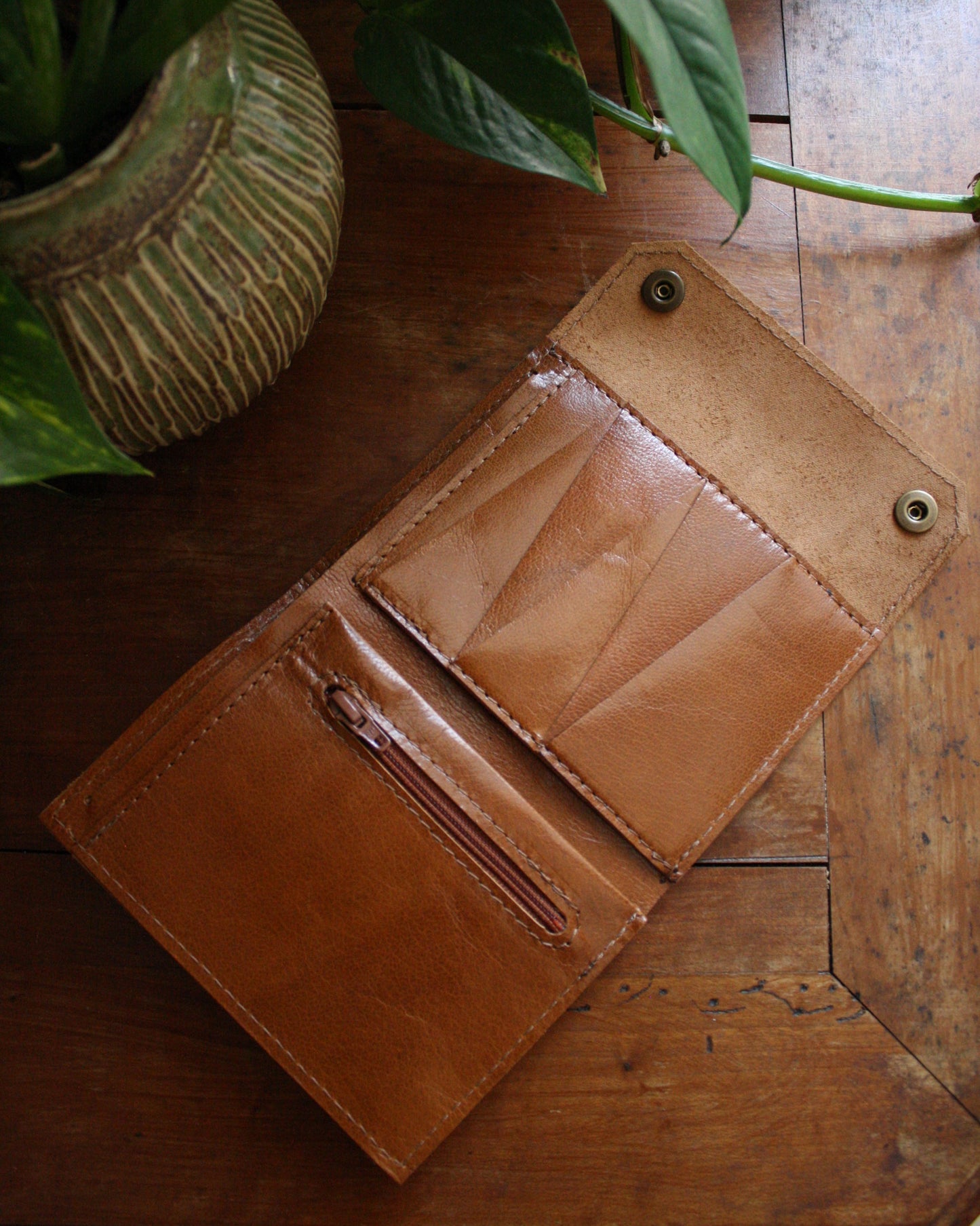 Portefeuille Alastor cuir gold