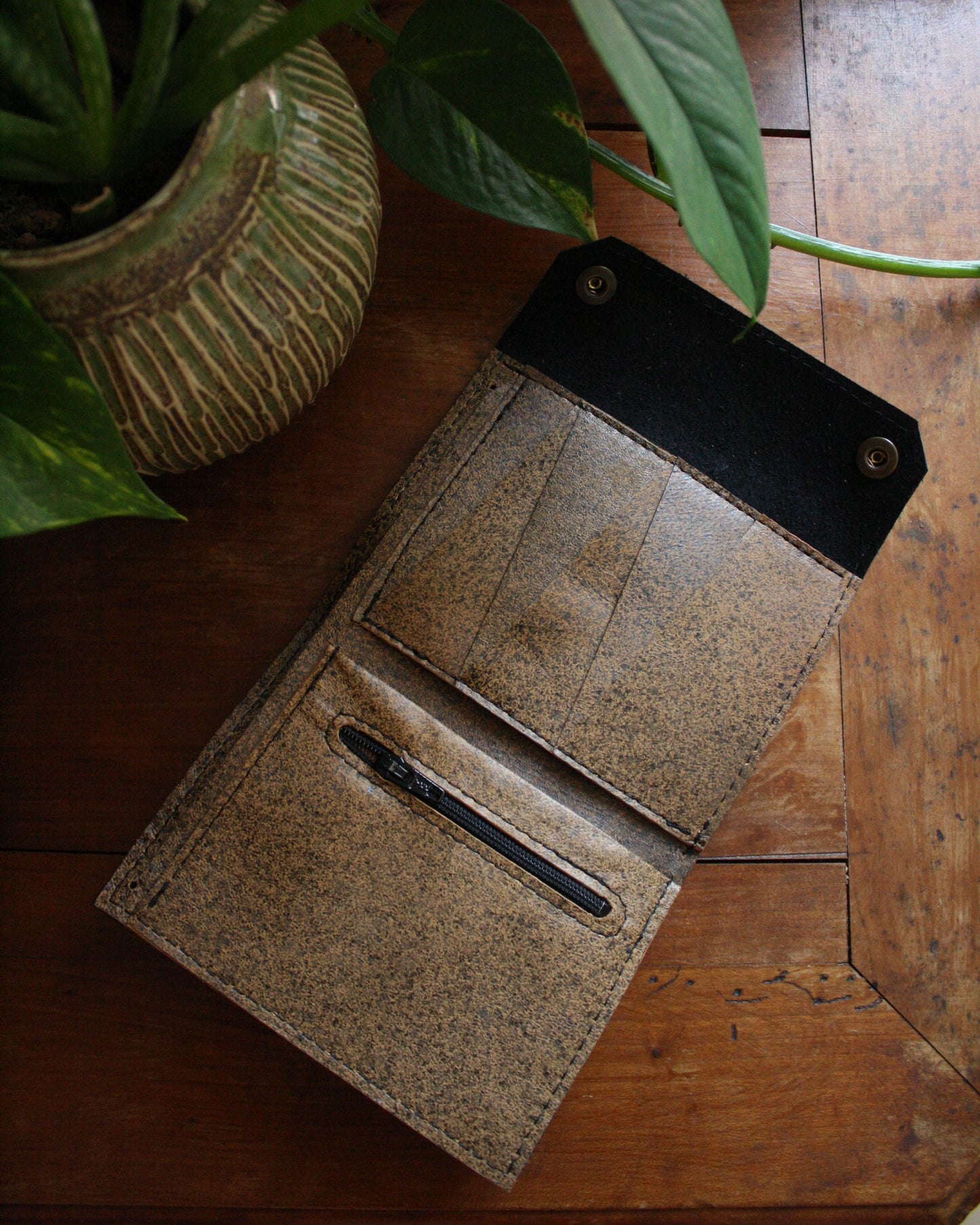 Portefeuille Alastor cuir noir