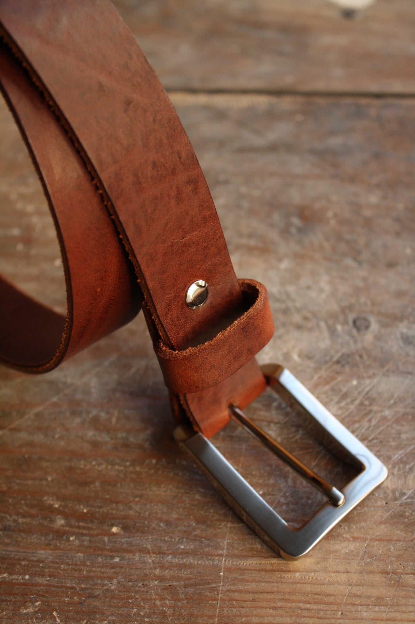 Ceinture en cuir - boucle Kairos