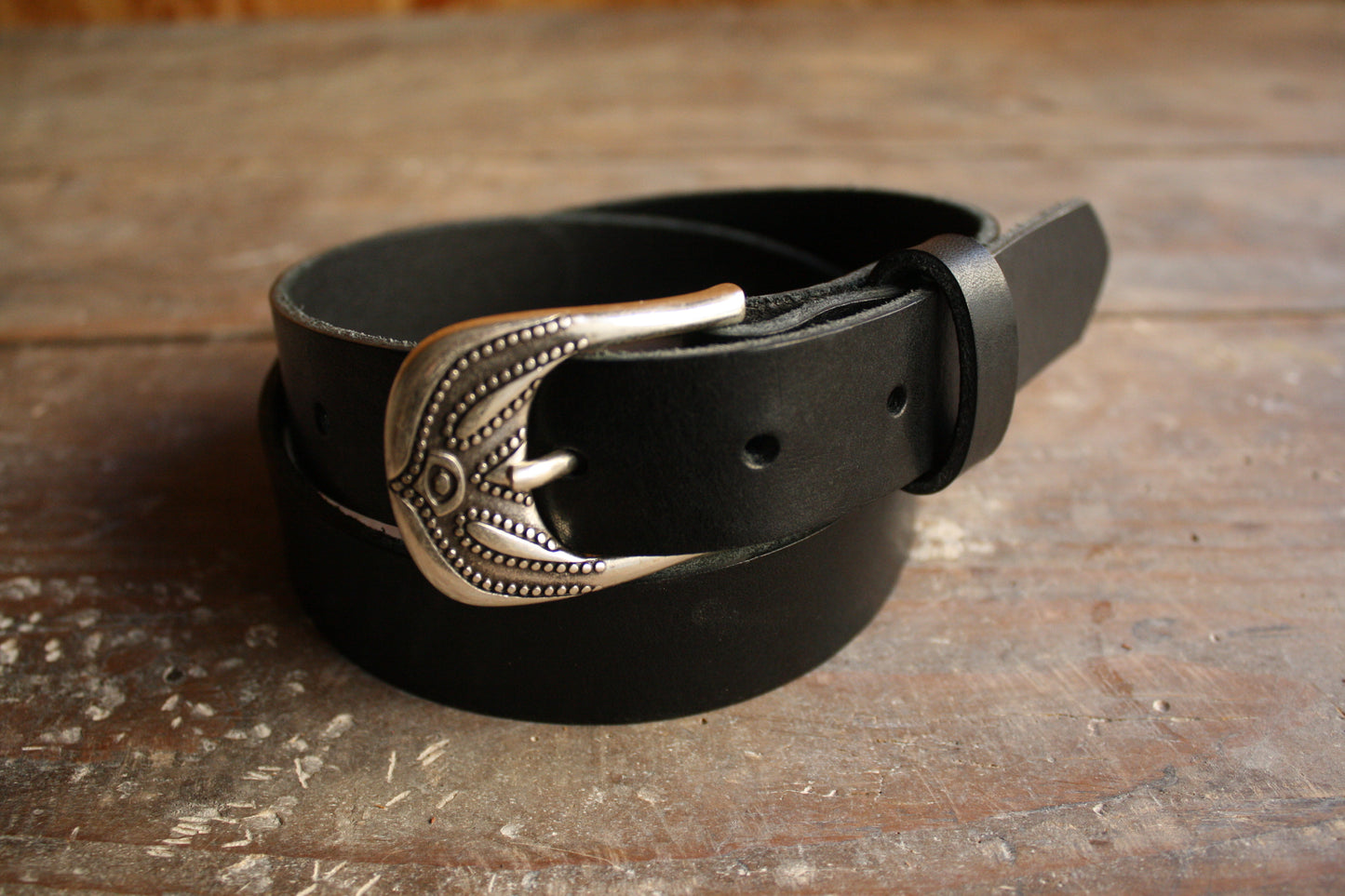 Ceinture en cuir - boucle Anthéa
