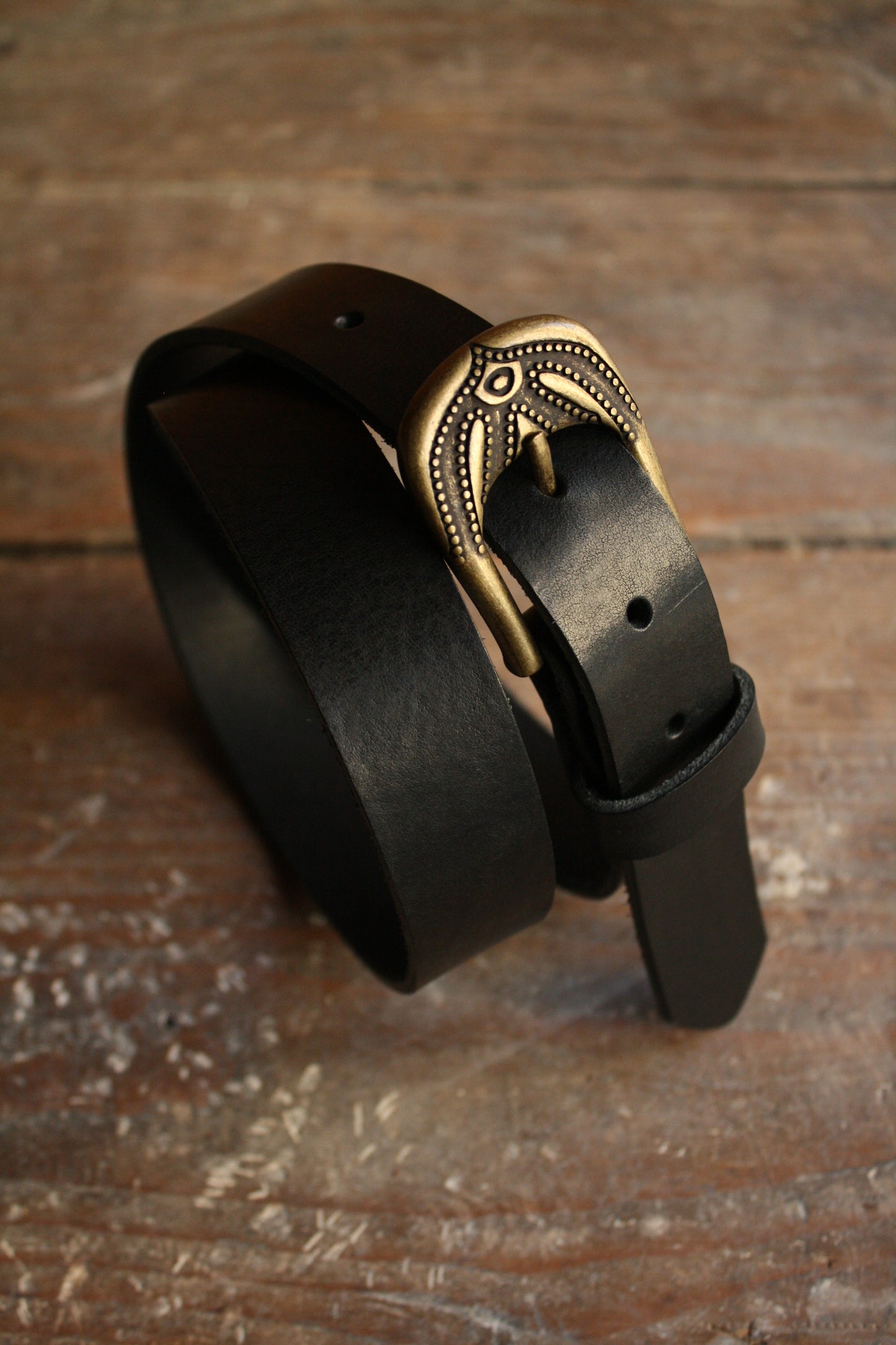 Ceinture en cuir - boucle Hecate