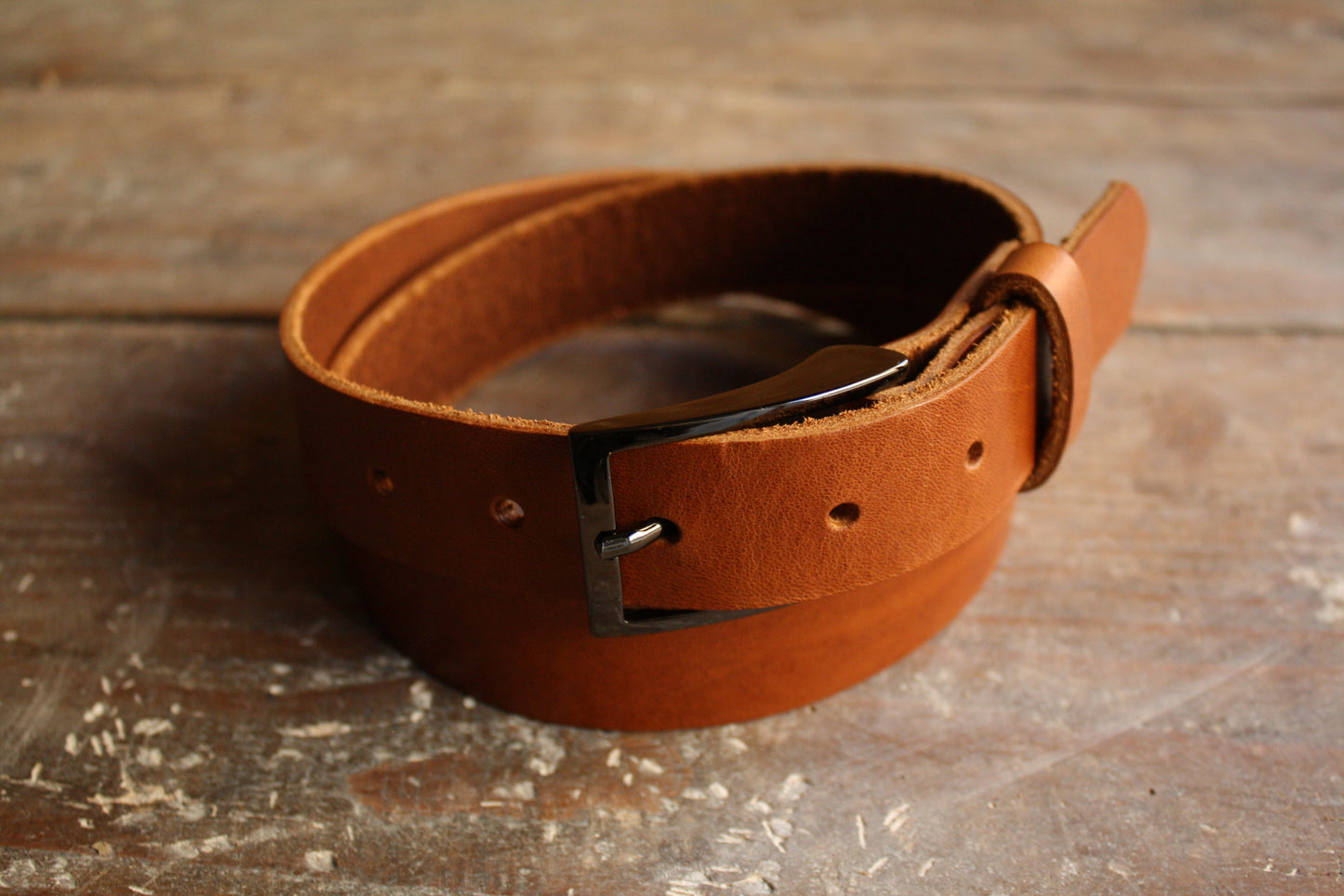 Ceinture en cuir - boucle Dionysos