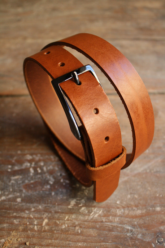 Ceinture en cuir - boucle Dionysos