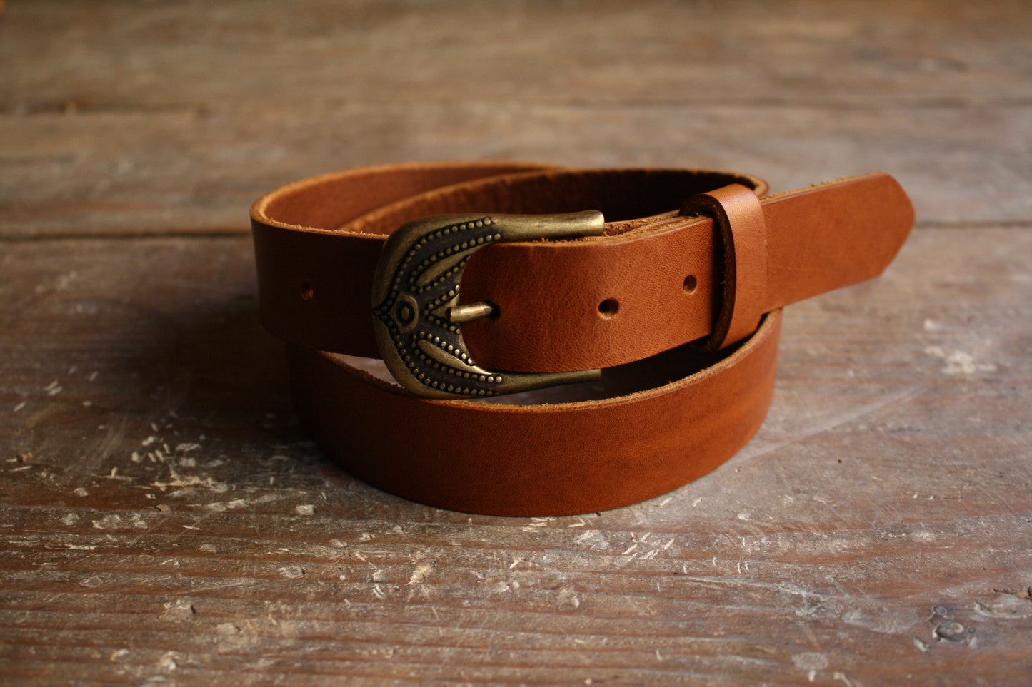 Ceinture en cuir - boucle Hecate