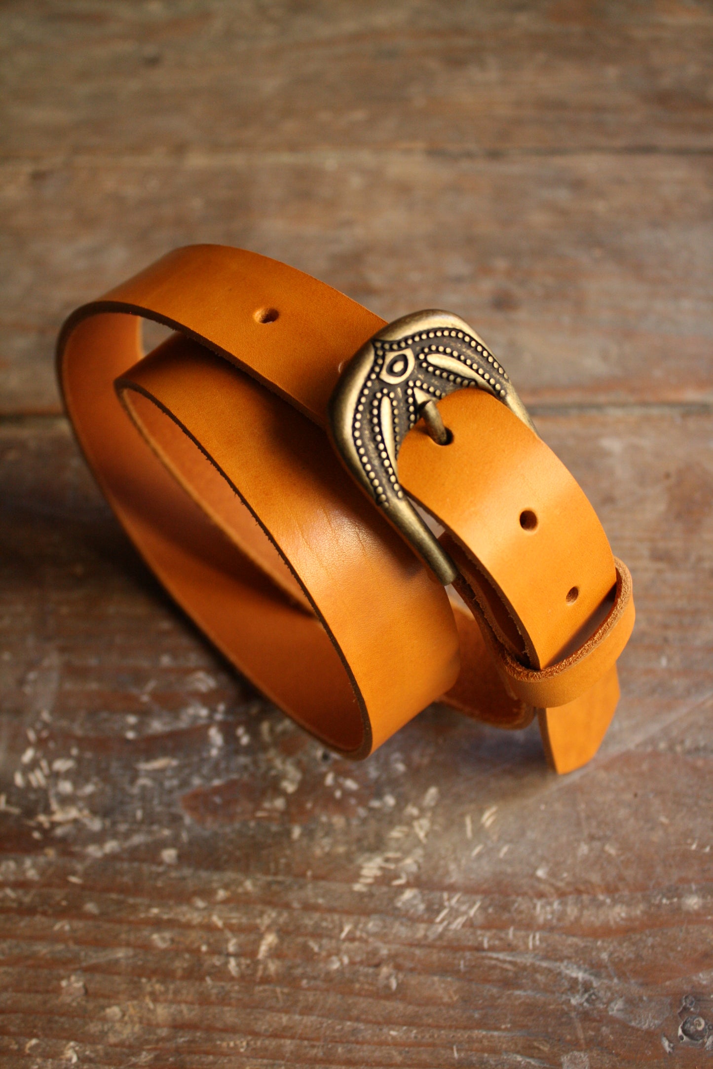 Ceinture en cuir - boucle Hecate