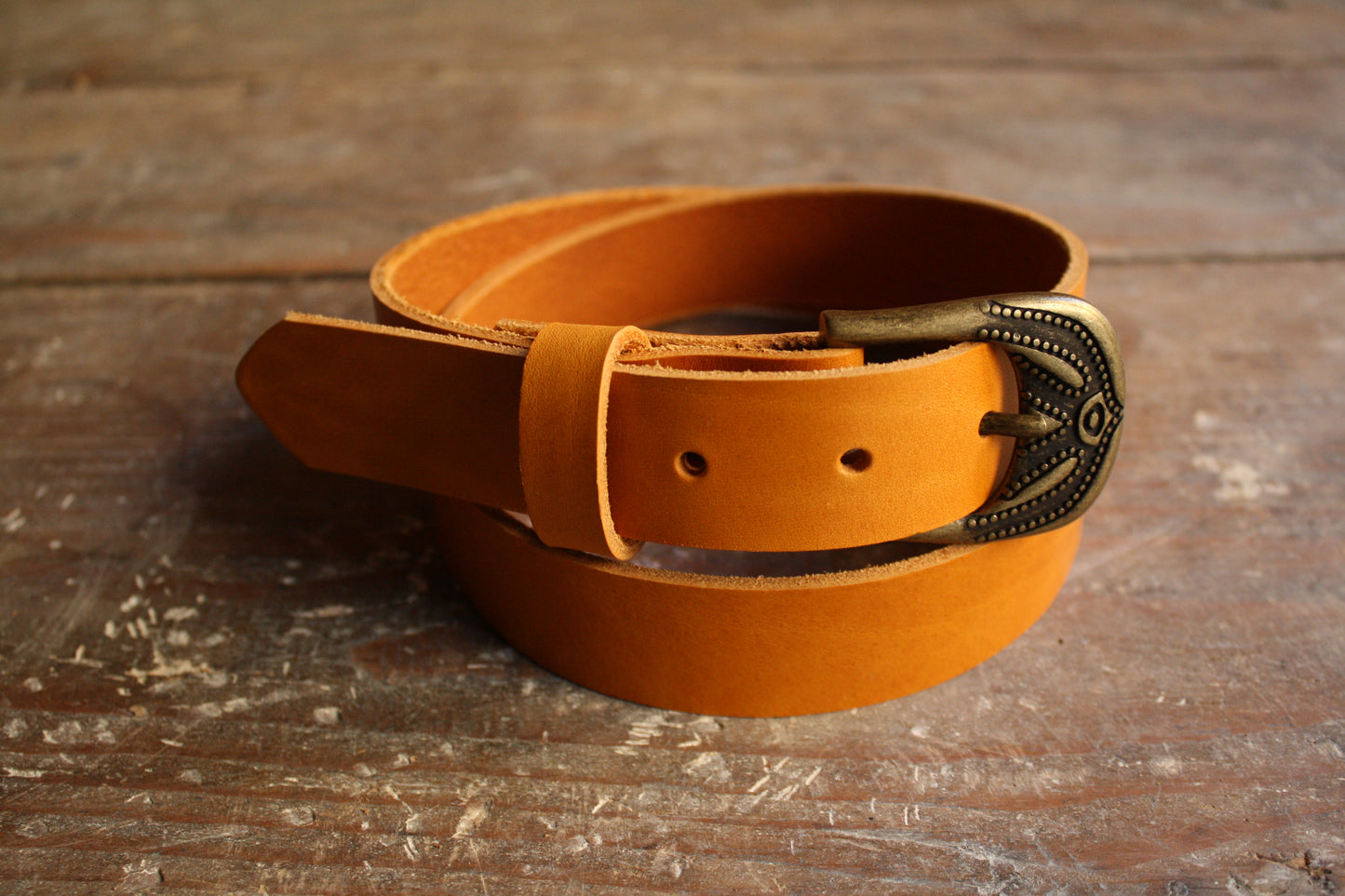 Ceinture en cuir - boucle Hecate