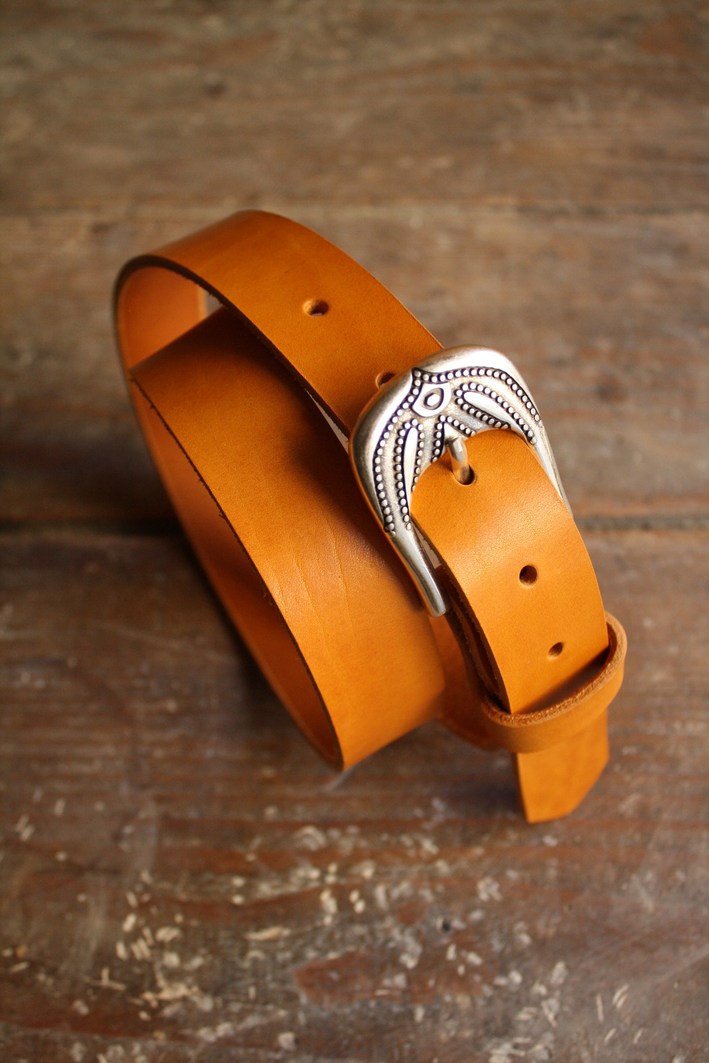 Ceinture en cuir - boucle Anthéa