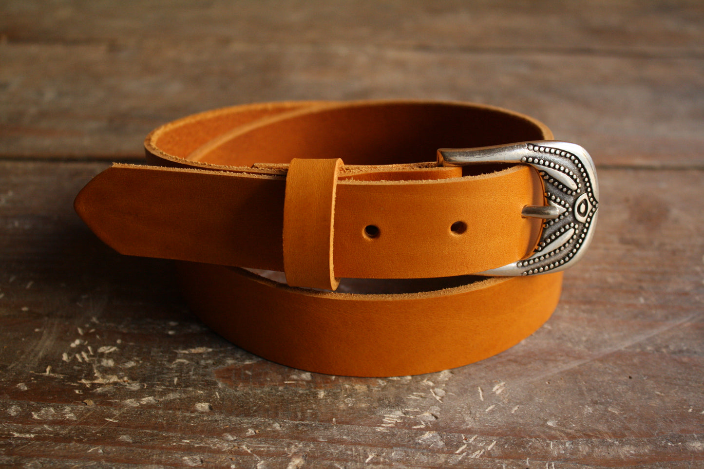 Ceinture en cuir - boucle Anthéa