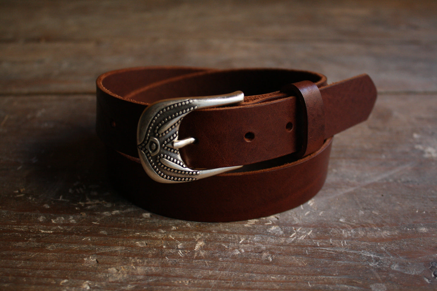 Ceinture en cuir - boucle Anthéa