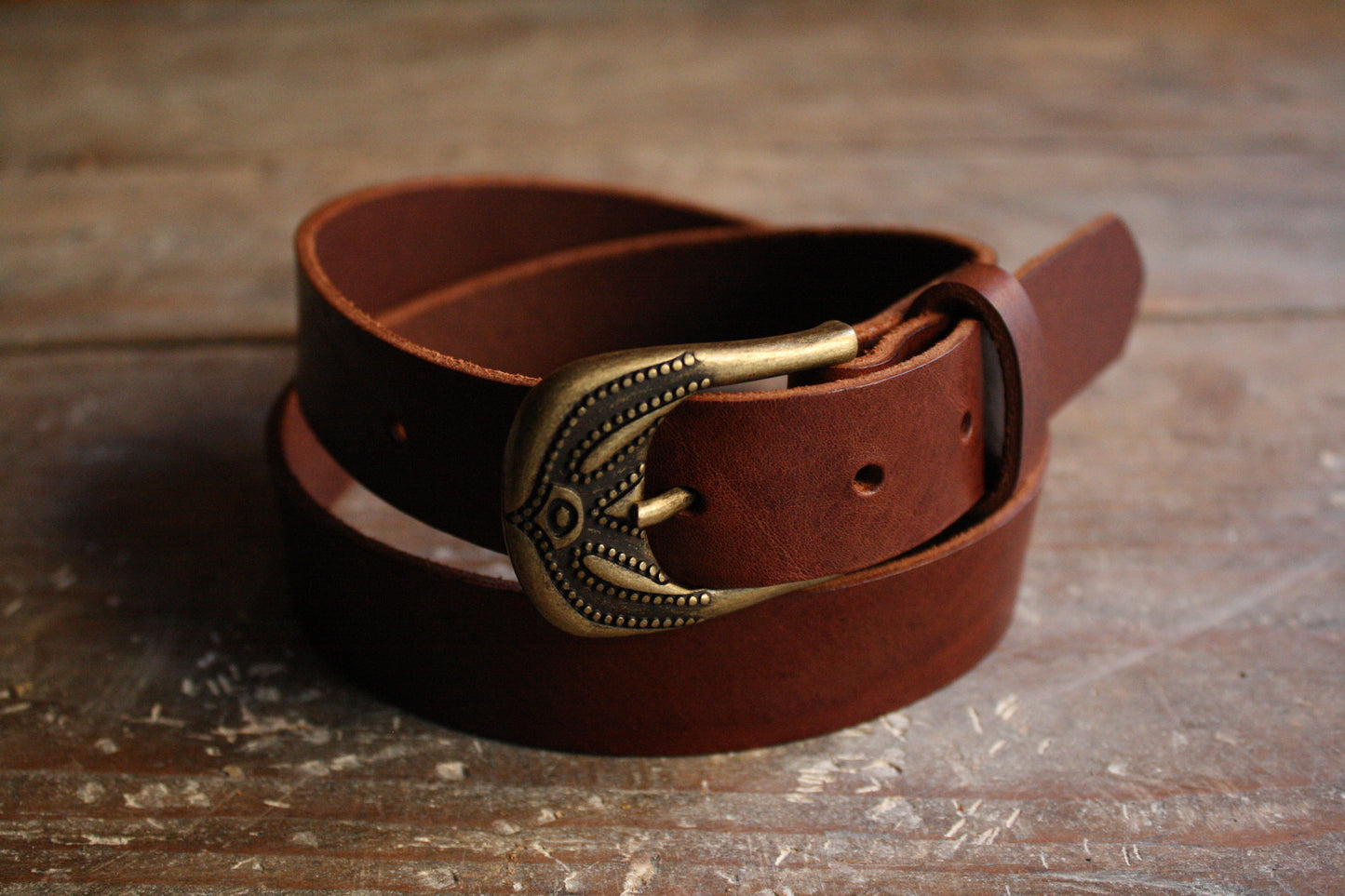 Ceinture en cuir - boucle Hecate