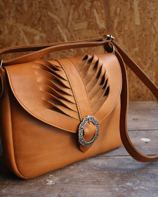 Besace Altaï cuir naturel